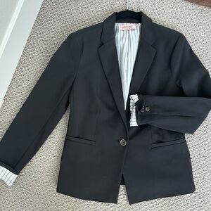Philosophy Republic Clothing Black Jacket Blazer